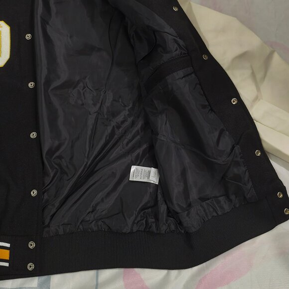 Stussy X Goldie Black Baseball Jacket - Picture 6 of 7